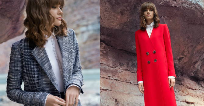 أزياء بوقصة هذا الخريف بخطوط فرنسية ناعمة