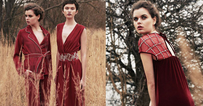 أزياء أمل الراسي خريف 2017 من وحي العمارة العمانية الفريدة