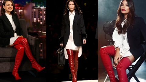 إطلالة فيندي تجمع بيلا حديد و نادين نجيم