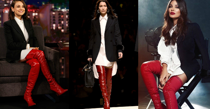 إطلالة فيندي تجمع بيلا حديد و نادين نجيم