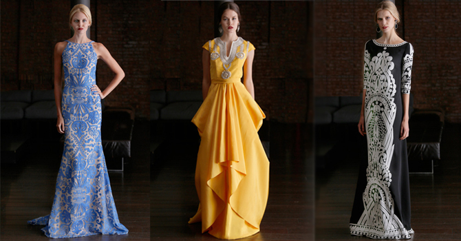 أزياء نعيم خان كروز 2015 ….. بأجواء عربيه ساحرة