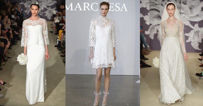 فساتين زفاف دانتيل  لعروس 2015