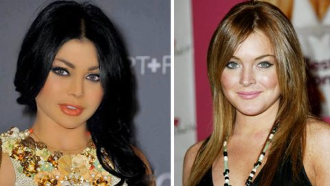 ليندسي لوهان تبدي إعجابها بهيفاء وهبي