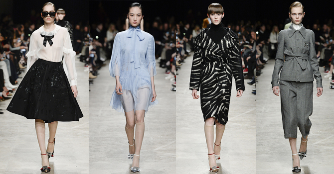 امرأة روشاس كلاسيكية أنيقة بأسبوع باريس شتاء 2018