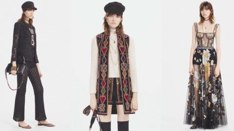 امرأة ديور ما قبل خريف 2017 تعود من حقبة سبعينيات القرن الماضي