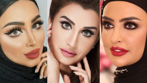 مكياج العين القوي هو الأنسب للعدسات الرمادية
