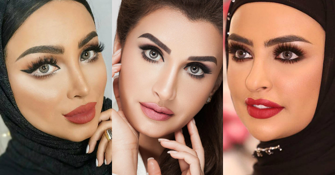 مكياج العين القوي هو الأنسب للعدسات الرمادية
