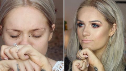 فيديو: مدونة جمال تتحدى الإعاقة بتطبيق المكياج