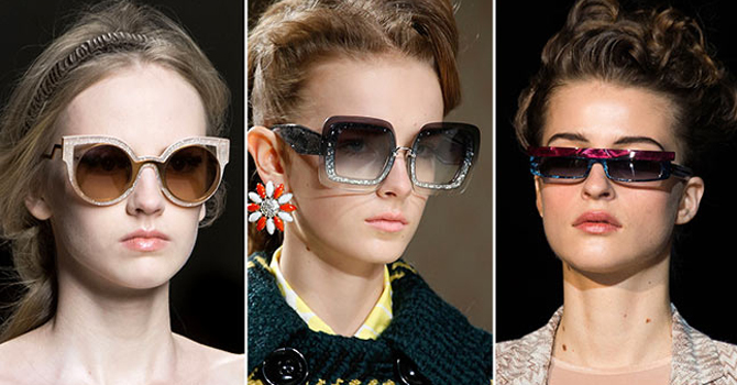 طلتكِ الجريئة بنظارة الشمس الجليتر في الشتاء القادم