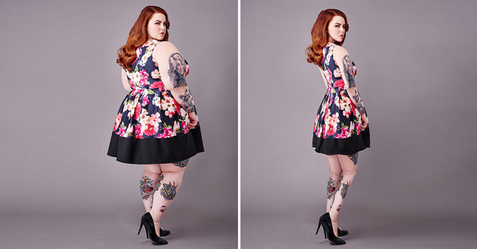 عارضات أزياء ممتلئات تعترض على رشاقتها وتدين المتسبب