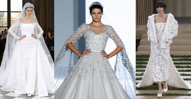فساتين زفاف ربيع 2016 من وحي الهوت كوتور الباريسي