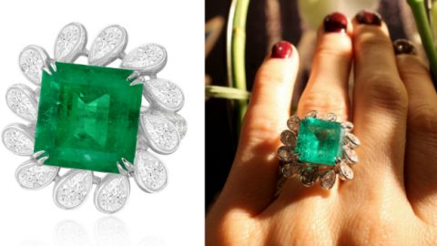 الزمرد حجر العام في عالم مجوهرات 2017