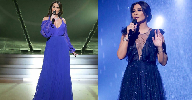 3 إطلالات ساحرة لإليسا في ختام برنامج الرقص مع النجوم