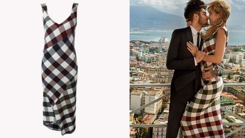 فستان فيكتوريا بيكهام يجمع جيجي حديد بصديقها