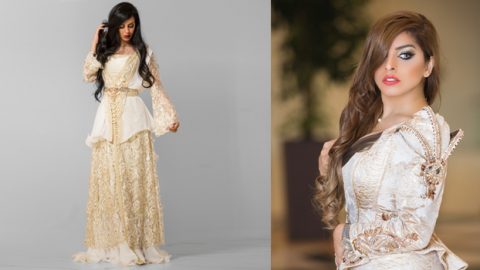 قفطان عيد الأم الفخم من المصممة سارة بنت محمد