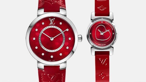 ساعات لويس فيتون لعيد الحب 2015 بلمسات أنثوية ناعمة