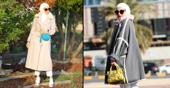 معاطف دلال الدوب تحدث ضجه على أنستقرام