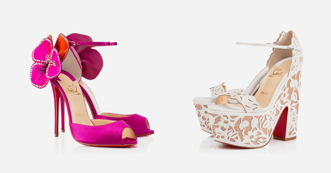 أحذية زفاف غريبة من كريستيان لوبوتان 2015