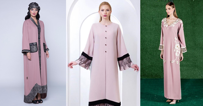 العبايات الوردية خيار المرأة الحالمة في 2016