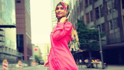 إطلالات محتشمة مميزة بالحجاب