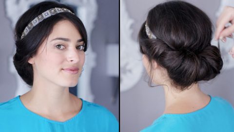 توَجي إطلالتك في السهرة بتسريحة شعر مبتكرة