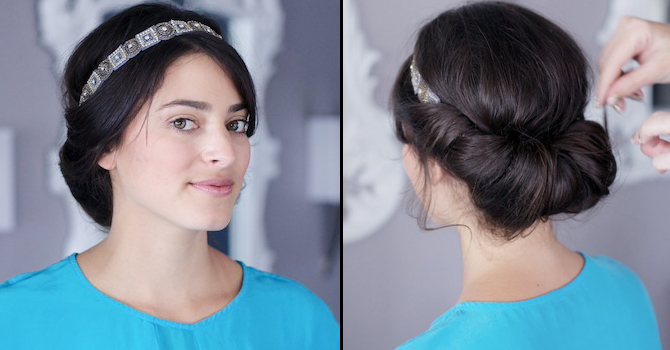 توَجي إطلالتك في السهرة بتسريحة شعر مبتكرة