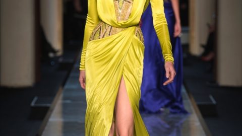 فستان فيرساتشي ربيع 2014