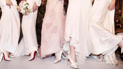 أرقي أحذية زفاف كريستيان لوبوتان بأسبوع نيويورك ربيع 2017