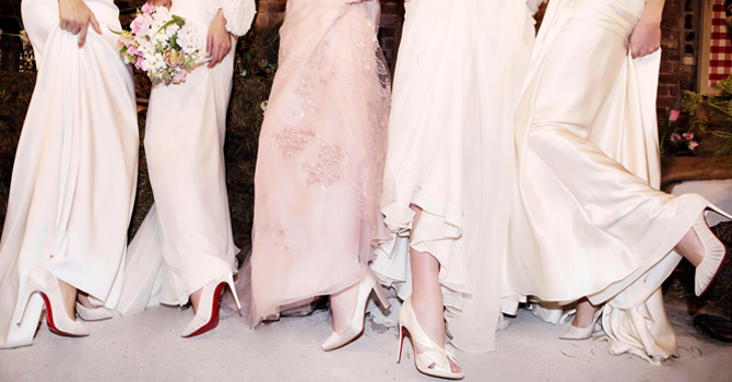 أرقي أحذية زفاف كريستيان لوبوتان بأسبوع نيويورك ربيع 2017