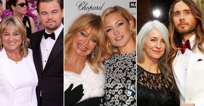 صور مشاهير هوليود وأمهاتهم