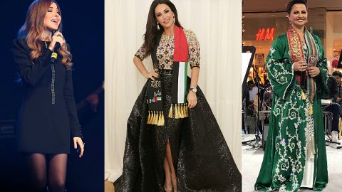 أجمل إطلالات النجمات من حفلات اليوم الوطني للإمارات