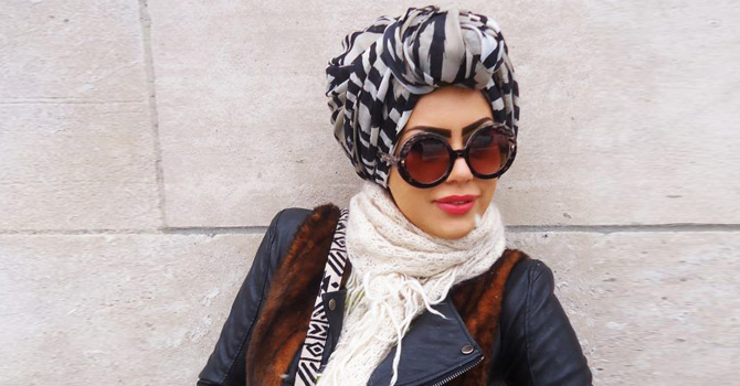 طريقة جديدة لارتداء التوربان الملفوف للمراهقات