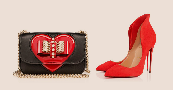 أحذية وحقائب كريستيان لوبوتان لإطلالة عيد الحب 2015
