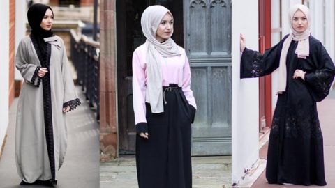 تعلمي طرق تنسيق الأزياء العصرية أسفل العباءة