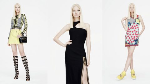 أزياء فيرساتشي كروز 2015 بدرجات الباستيل