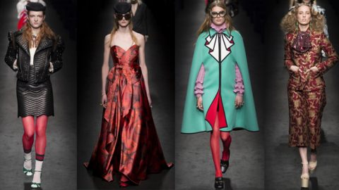 غوتشي تفتتح أسبوع ميلانو شتاء 2017 بأزياء مبتكرة