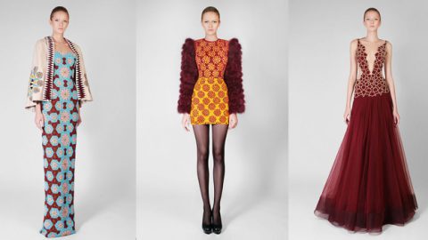 الزخارف الأسلامية تغزو مجموعة رامي قاضي خريف وشتاء 2014 2015 (أزياء راقية)