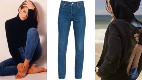 سروال جينز سيندي كروفورد الأيقوني يعود في أولي مجموعاتها