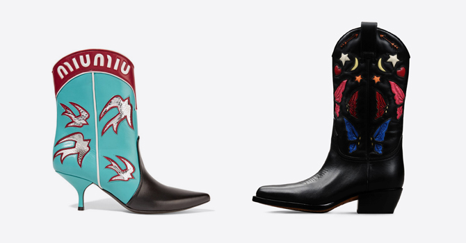 هل تجرؤين على ارتداء بوت الكاوبوي في الربيع ؟