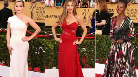 اطلالات مميزة للنجمات في حفل SAG 2015