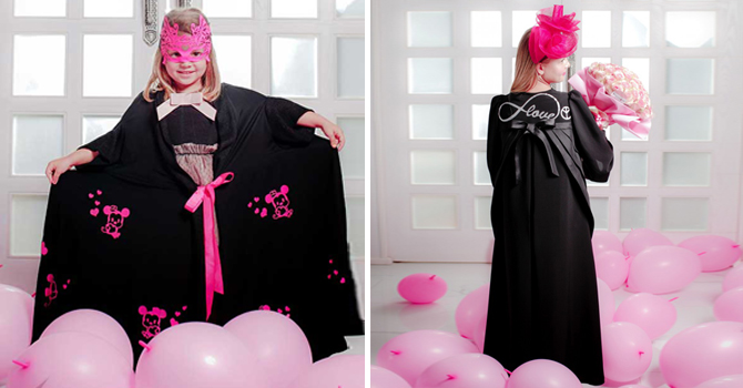 عبايات عبات 2015 للأطفال للمرة الأولي