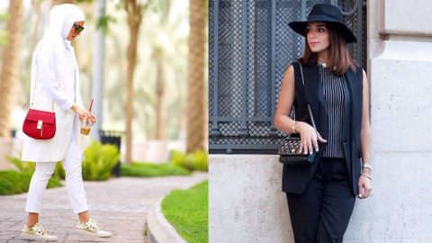 إطلالات موحده لقوام مثالي بدرجات الأبيض والأسود