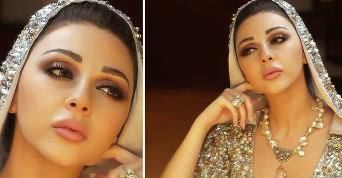 ميريام فارس على خطى ليدي غاغا بغطاء الرأس