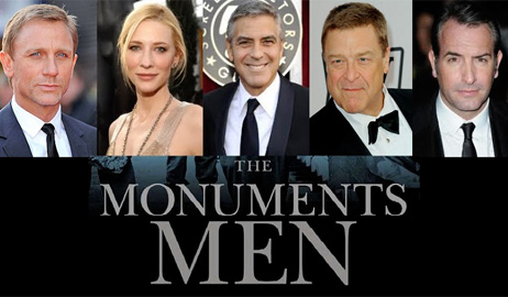 جورج كلوني يعود كمخرج في فيلم The Monuments Men
