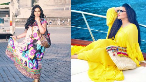 أحلام تلهم الجميع بإطلالات العطلات من شوارع إيطاليا