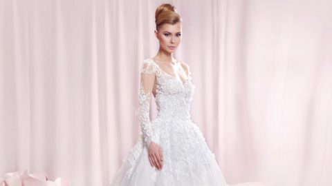 عروس طارق سنو ربيع 2015 فراشة تحلق في سماء الأناقة