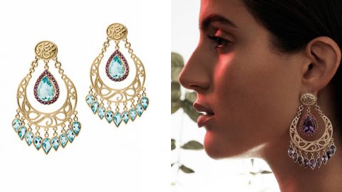 أجمل أقراط عزة فهمي صيف 2017