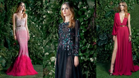 فساتين سهرة باسيل سودا خريف 2015 تغازل أنوثتكِ