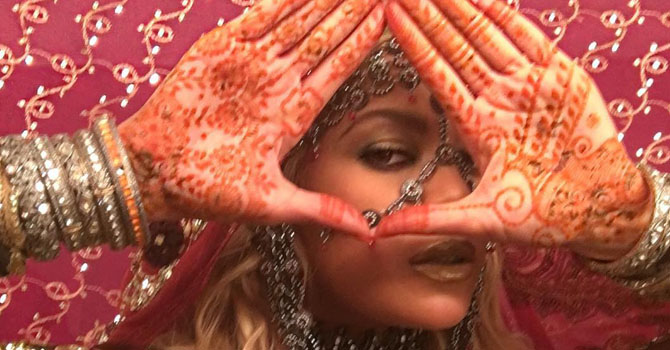بيونسيه تختار الحناء العربية لتتوج طلتها في الكليب الأخير