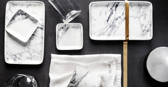 الرخام الأبيض أحدث صيحات الديكور بالعام الجديد